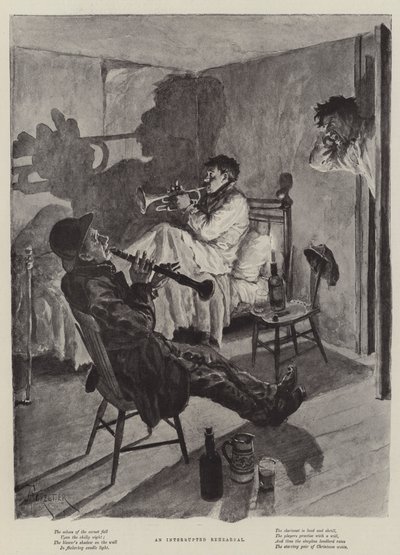 An Interrupted Rehearsal by Amedee Forestier
